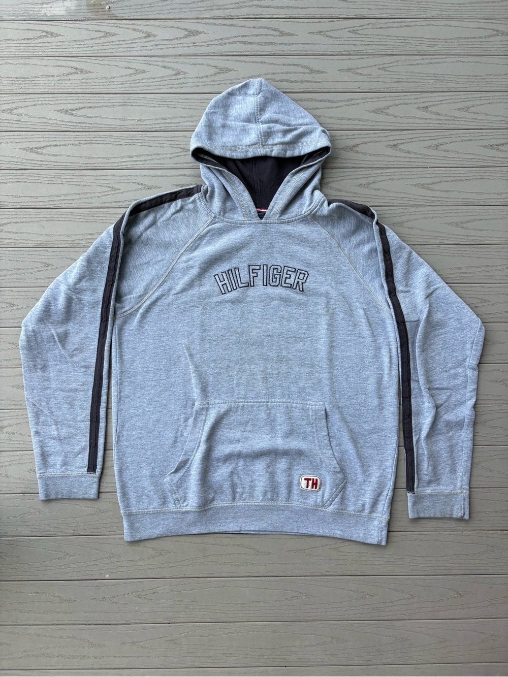 Tommy Hilfiger Grey Hoodie Sweatshirt